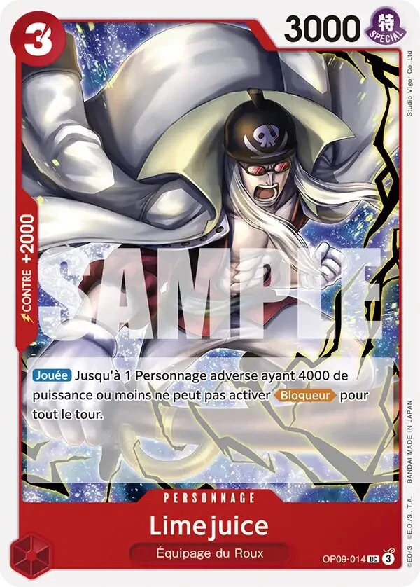 Carte One Piece française OP09-014 Limejuice