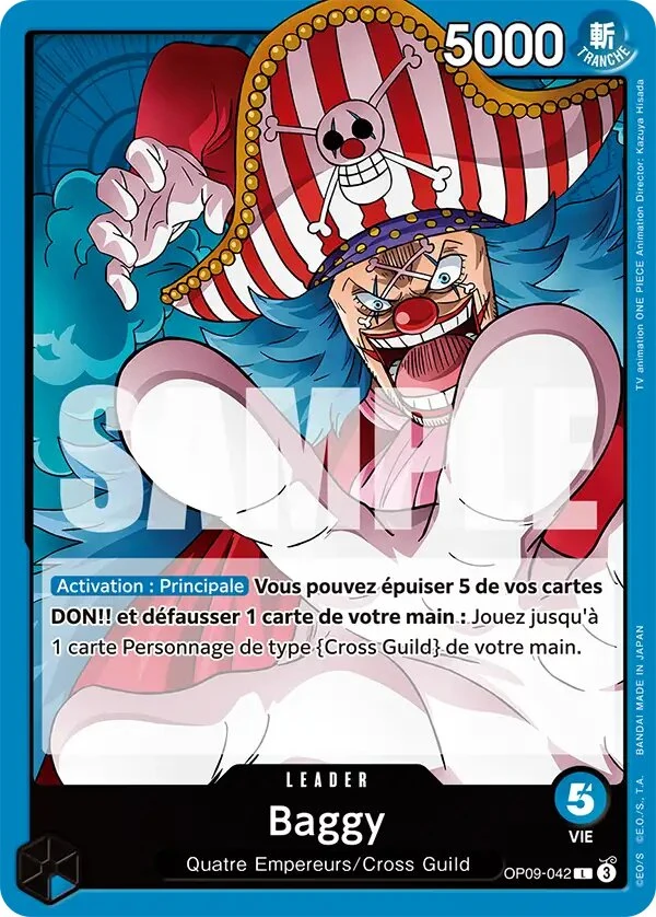 Carte One Piece française OP09-042 Buggy