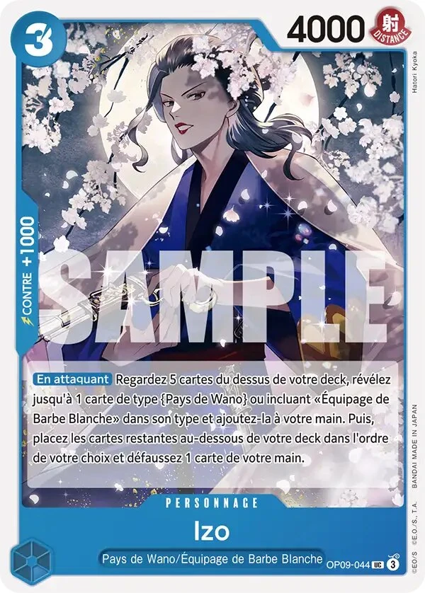 Carte One Piece française OP09-044 Izo