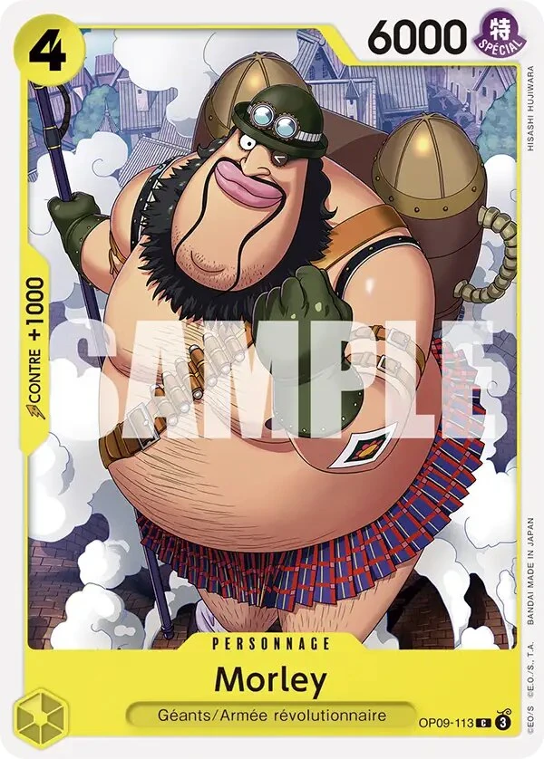 Carte One Piece française OP09-113 Morley