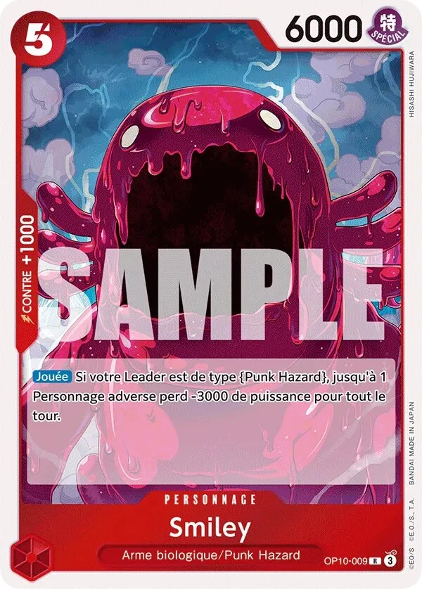 Carte One Piece française OP10-009 Smiley