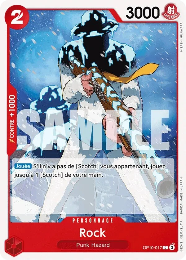 Carte One Piece française OP10-017 Rock