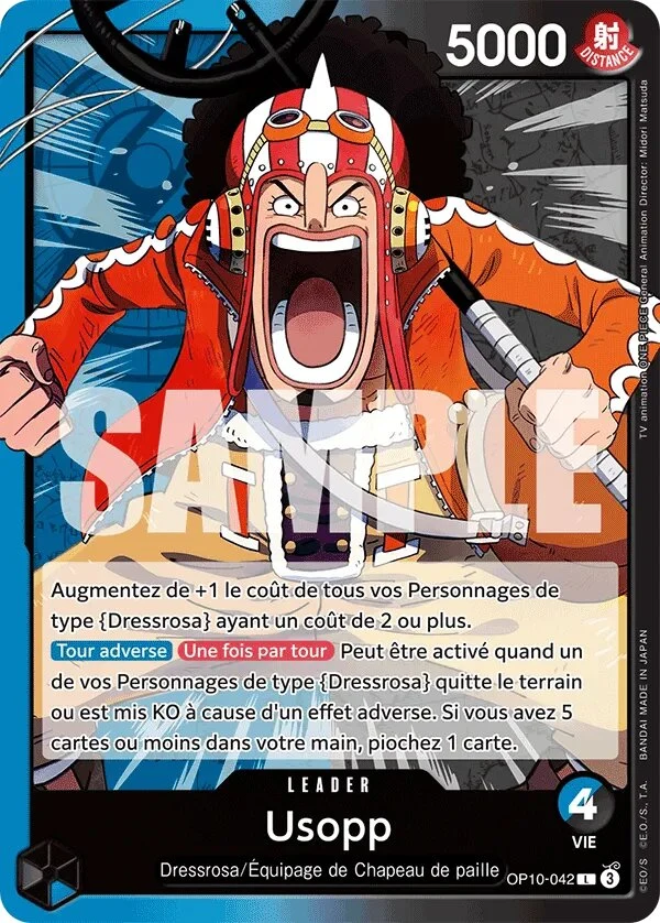Carte One Piece française OP10-042 Usopp