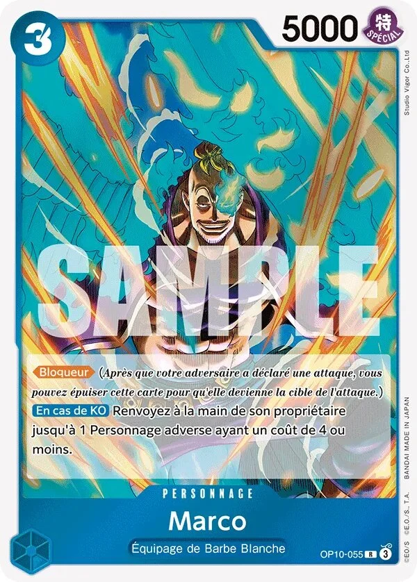 Carte One Piece française OP10-055 Marco