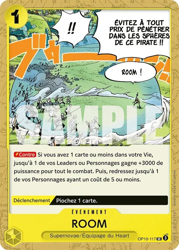 Carte One Piece française OP10-117 ROOM