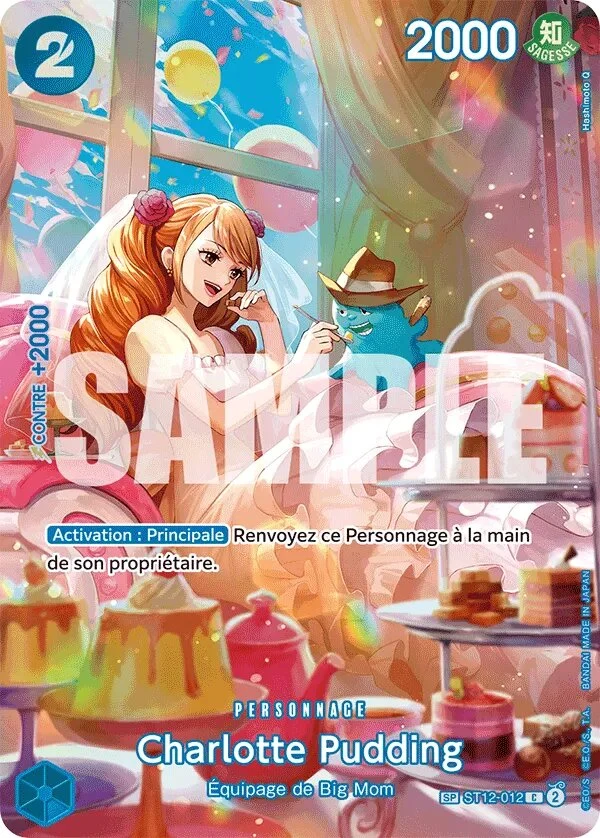 Carte One Piece française ST12-012 Charlotte Pudding