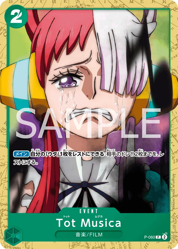 Carte One Piece japonaise P-060 Tot Musica