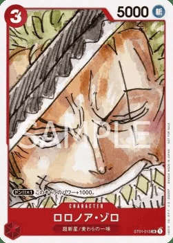Carte One Piece japonaise ST01-013 Roronoa Zoro