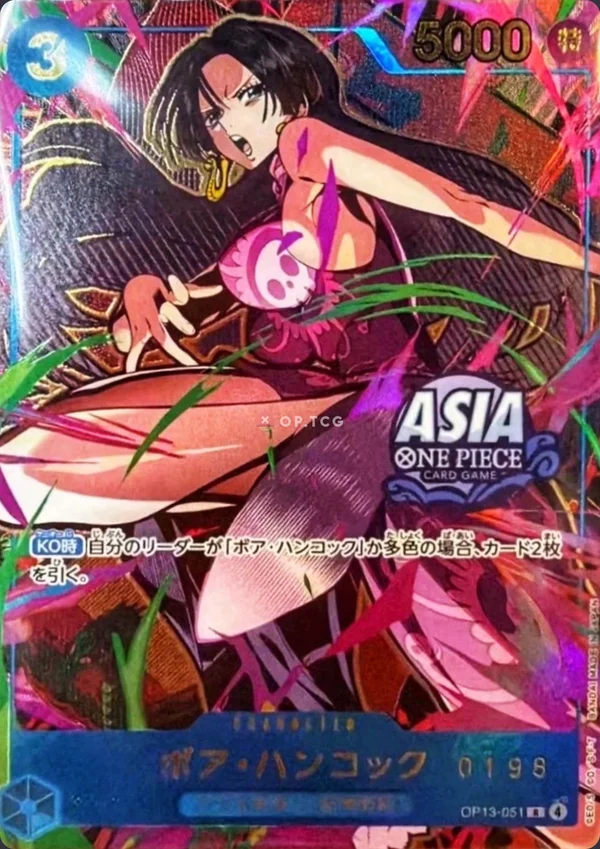 Carte One Piece japonaise OP13-051 Boa Hancock (version 3)