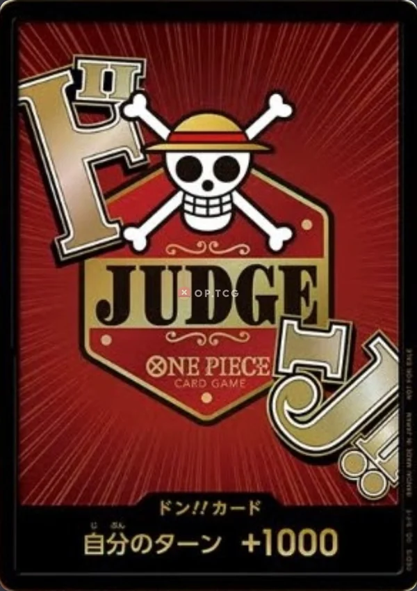 Carte One Piece japonaise  DON!! Judge