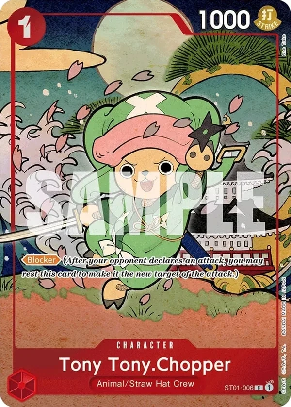 Carte One Piece anglaise Tony Tony.Chopper ST01-006 C