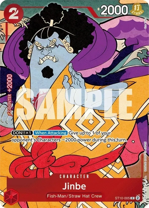 Carte One Piece anglaise Jinbe ST10-005 C