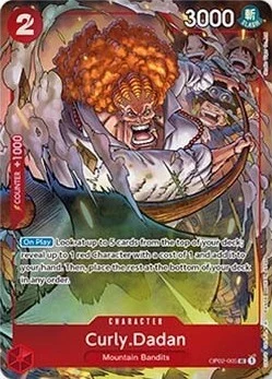 Carte One Piece anglaise OP02-005 Curly.Dadan
