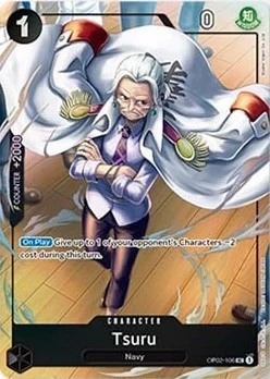 Carte One Piece anglaise OP02-106 Tsuru