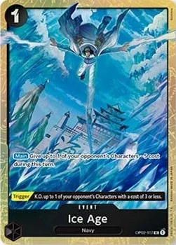 Carte One Piece anglaise OP02-117 Ice Age
