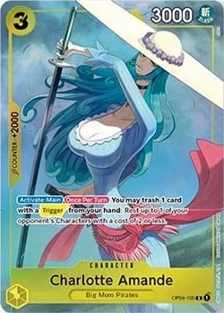 Carte One Piece anglaise OP04-105 Charlotte Amande