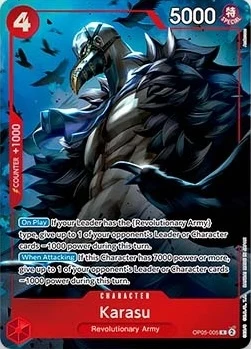 Carte One Piece anglaise OP05-005 Karasu