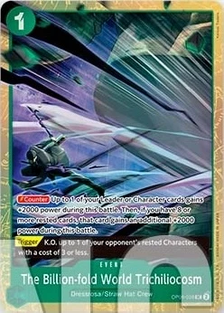 Carte One Piece anglaise OP06-038 The Billion-fold World Trichiliocosm