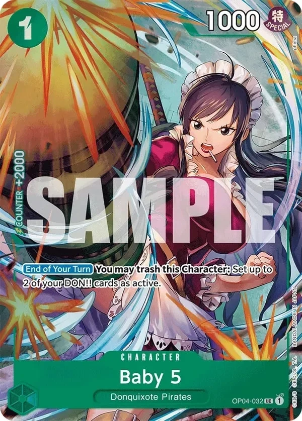 Carte One Piece anglaise Baby 5 OP04-032 UC