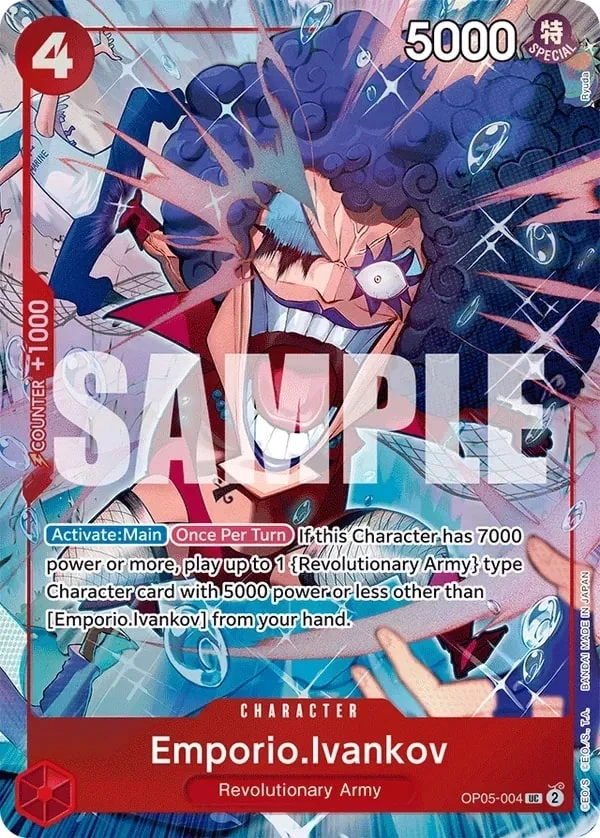 Carte One Piece anglaise Emporio.Ivankov OP05-004 UC