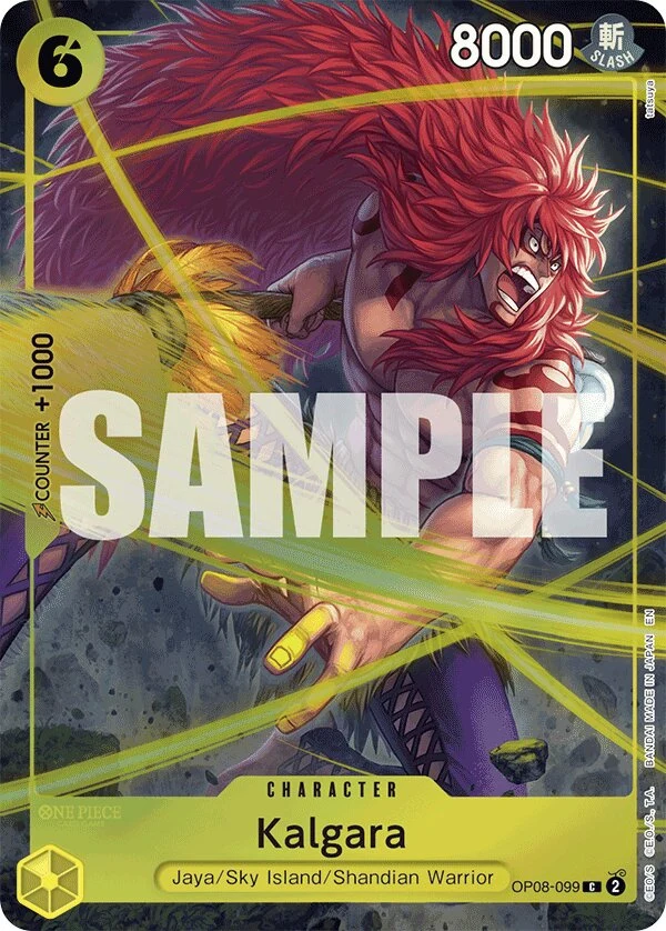 Carte One Piece anglaise Kalgara OP08-099 C