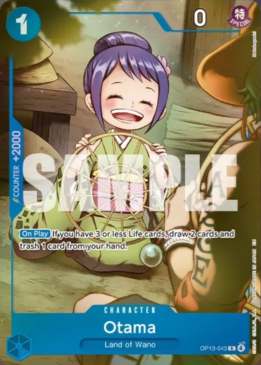 Carte One Piece anglaise Otama OP13-043 R