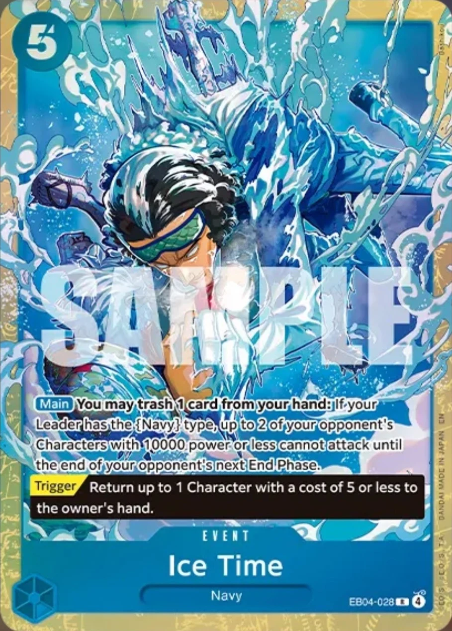 Carte One Piece anglaise Ice Time EB04-028 R