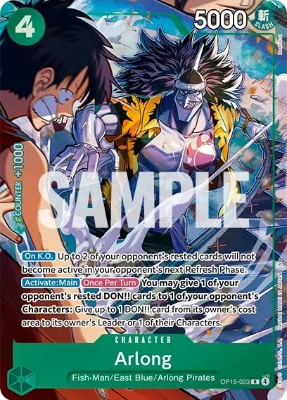 Carte One Piece anglaise OP15-023 Arlong