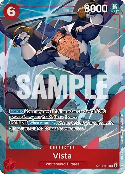 Carte One Piece anglaise OP16-011 Vista