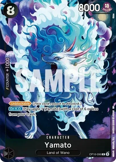 Carte One Piece anglaise OP16-096 Yamato