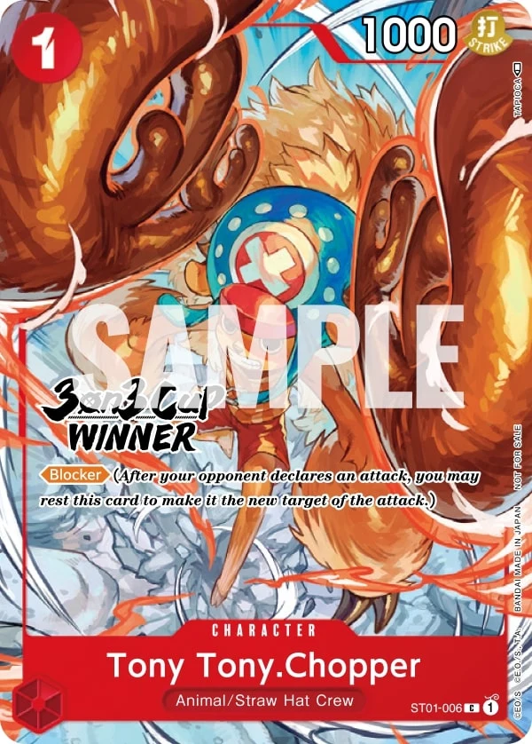 Carte One Piece anglaise Tony Tony.Chopper ST01-006 C