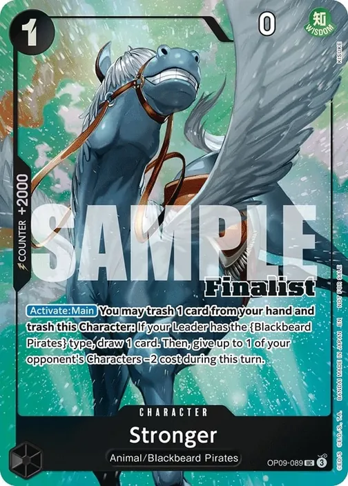 Carte One Piece anglaise OP09-089 Stronger