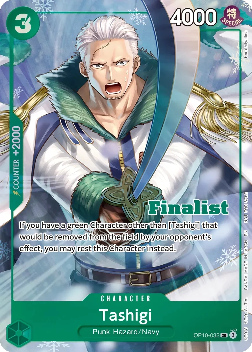 Carte One Piece anglaise Tashigi OP10-032 SR