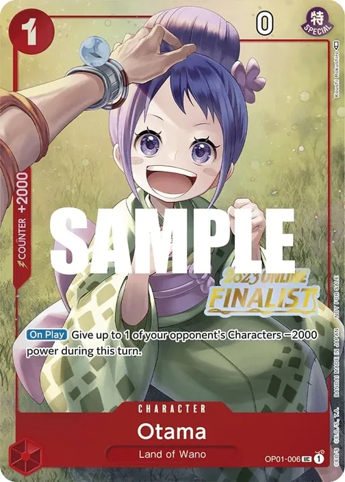 Carte One Piece anglaise OP01-006 Otama