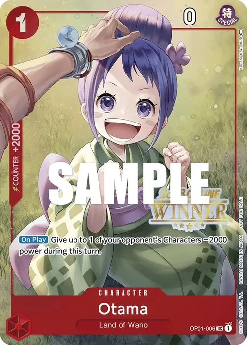 Carte One Piece anglaise OP01-006 Otama (version 2)