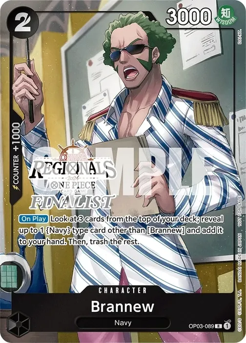 Carte One Piece anglaise OP03-089 Brannew
