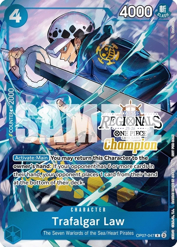 Carte One Piece anglaise Trafalgar Law OP07-047 R