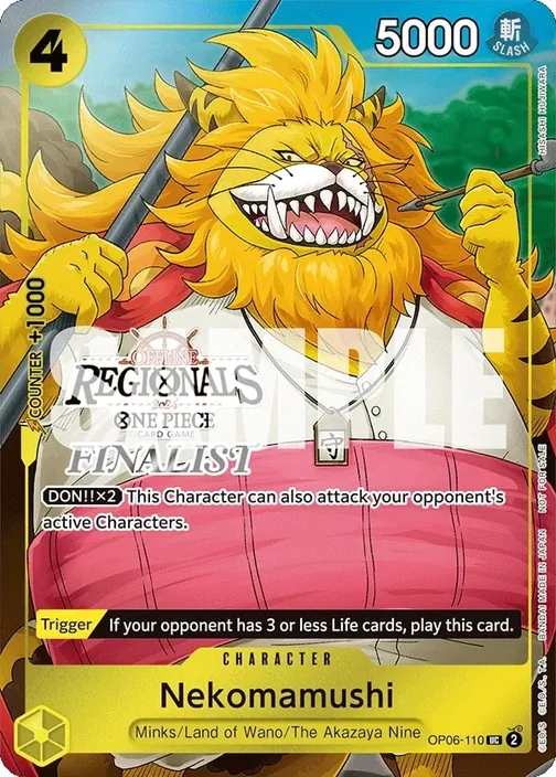 Carte One Piece anglaise OP06-110 Nekomamushi