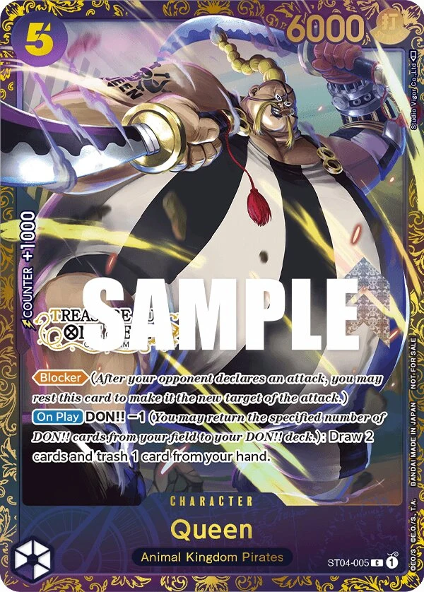 Carte One Piece anglaise Queen ST04-005 C