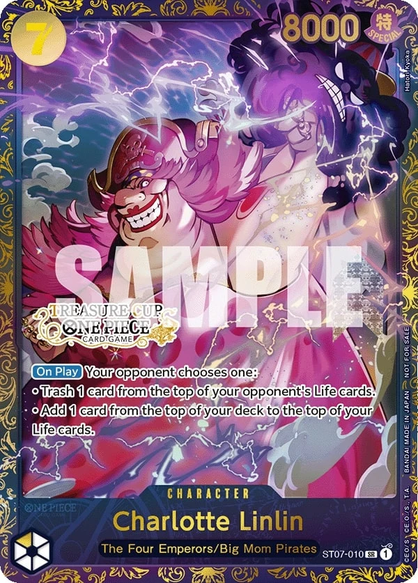 Carte One Piece anglaise Charlotte Linlin ST07-010 SR