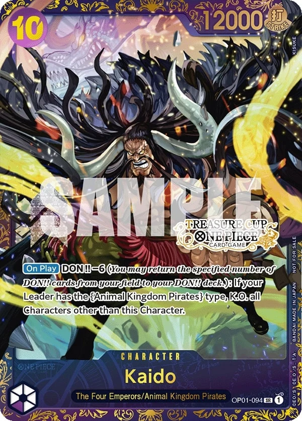 Carte One Piece anglaise Kaido OP01-094 SR