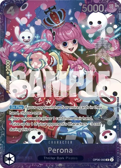 Carte One Piece anglaise OP06-093 Perona
