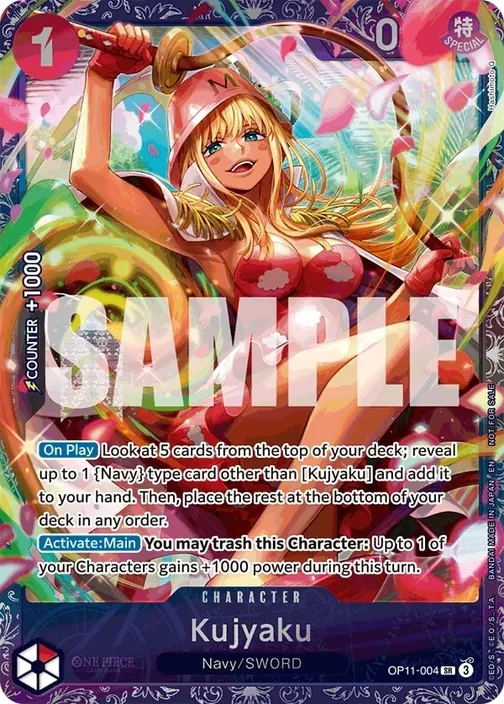 Carte One Piece anglaise OP11-004 Kujyaku