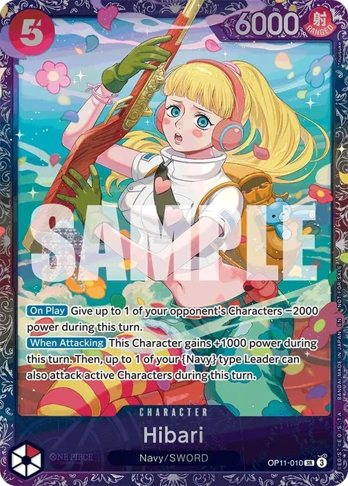 Carte One Piece anglaise OP11-010 Hibari