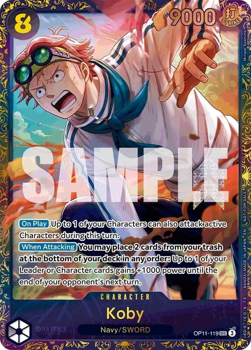 Carte One Piece anglaise OP11-119 Koby