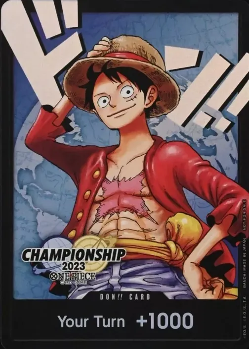Carte One Piece anglaise  DON!! Card Championship 2023