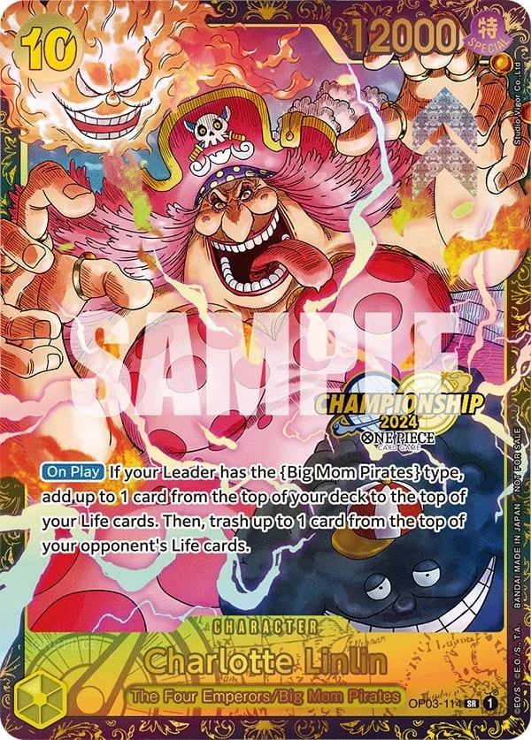 Carte One Piece anglaise Charlotte Linlin OP03-114 SR