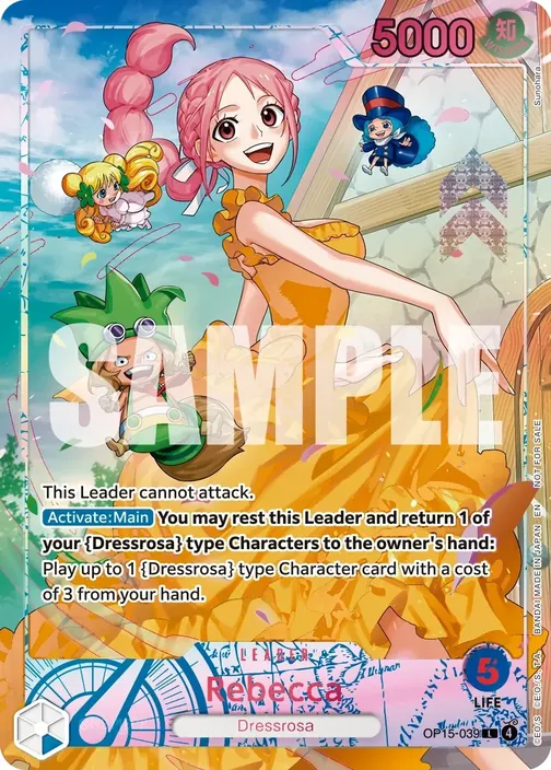 Carte One Piece anglaise OP15-039 Rebecca