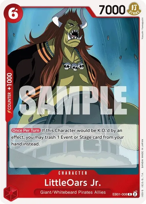 Carte One Piece anglaise EB01-008 LittleOars Jr.
