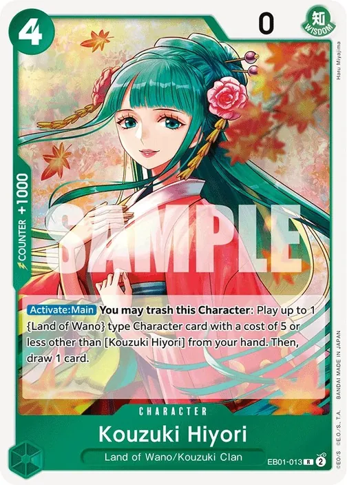 Carte One Piece anglaise EB01-013 Kouzuki Hiyori